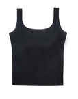 Plunging U-Back Bust-Enhancing Tank Top