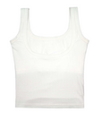 Plunging U-Back Bust-Enhancing Tank Top