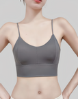 Built-In Padded Cross-Back Bra