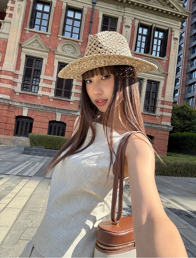 Vintage-Inspired Tie-Back Vest &amp;amp; Pants Set