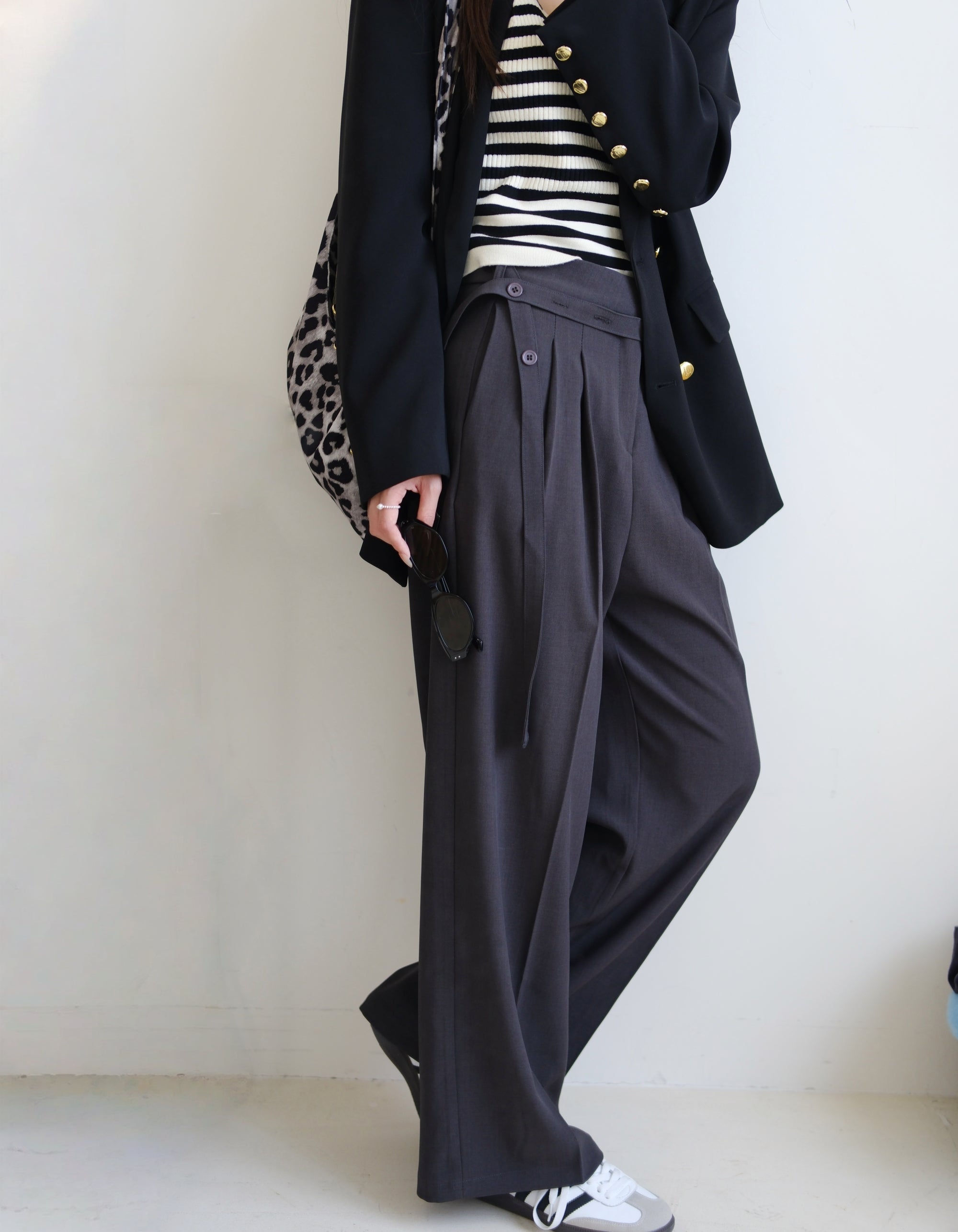 Korean Style Premium Relaxed Trousers