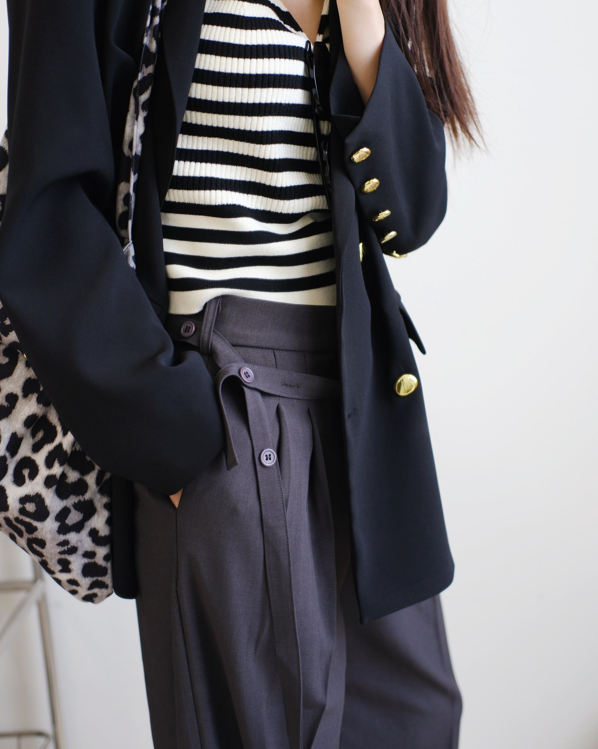 Korean Style Premium Relaxed Trousers