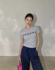 High-Thread-Count Cotton Fitted T-Shirt