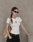 Classic fitted cotton tee