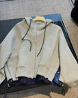 Korean Style Air-Layer Hooded Sweatshirt