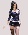 Two-Tone Collar Flight Attendant Set