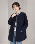 Double-Faced Wool GG Coat