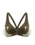 1-Second Fastening and Removal: 3D Jelly Strips Push-Up Bra