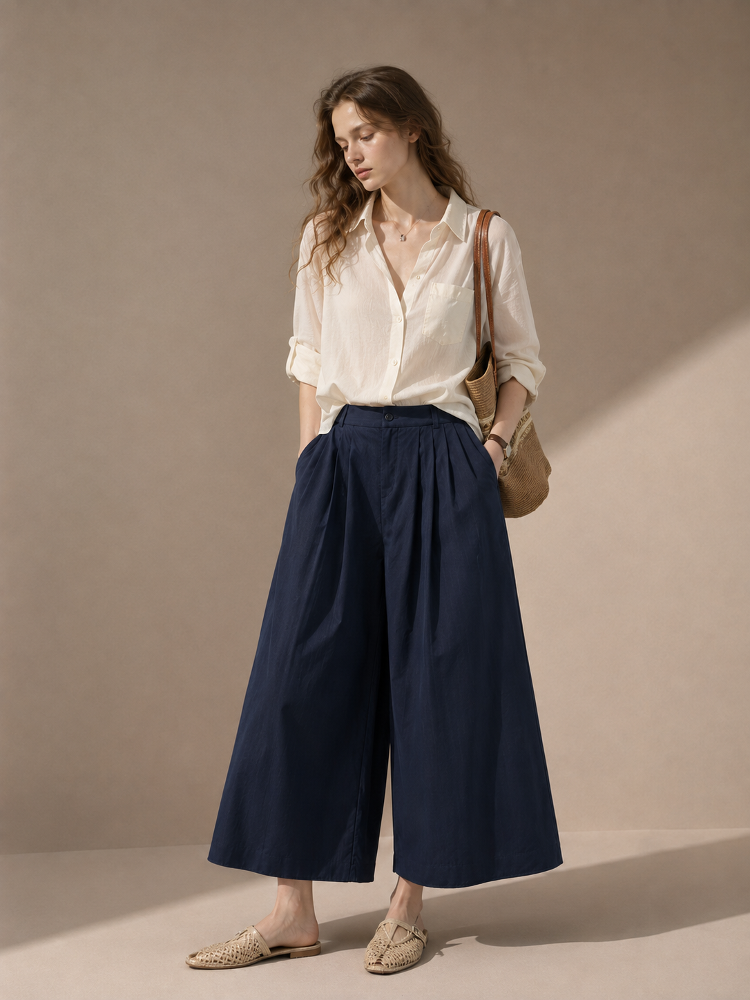 Flattering Wide-Leg Culottes