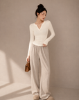 Korean AMTN Upgraded V-Neck Fleece-Lined Base Layer