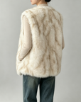 Fox Fur Gradient Vest