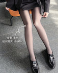 Black Bare-Leg Effect Tights