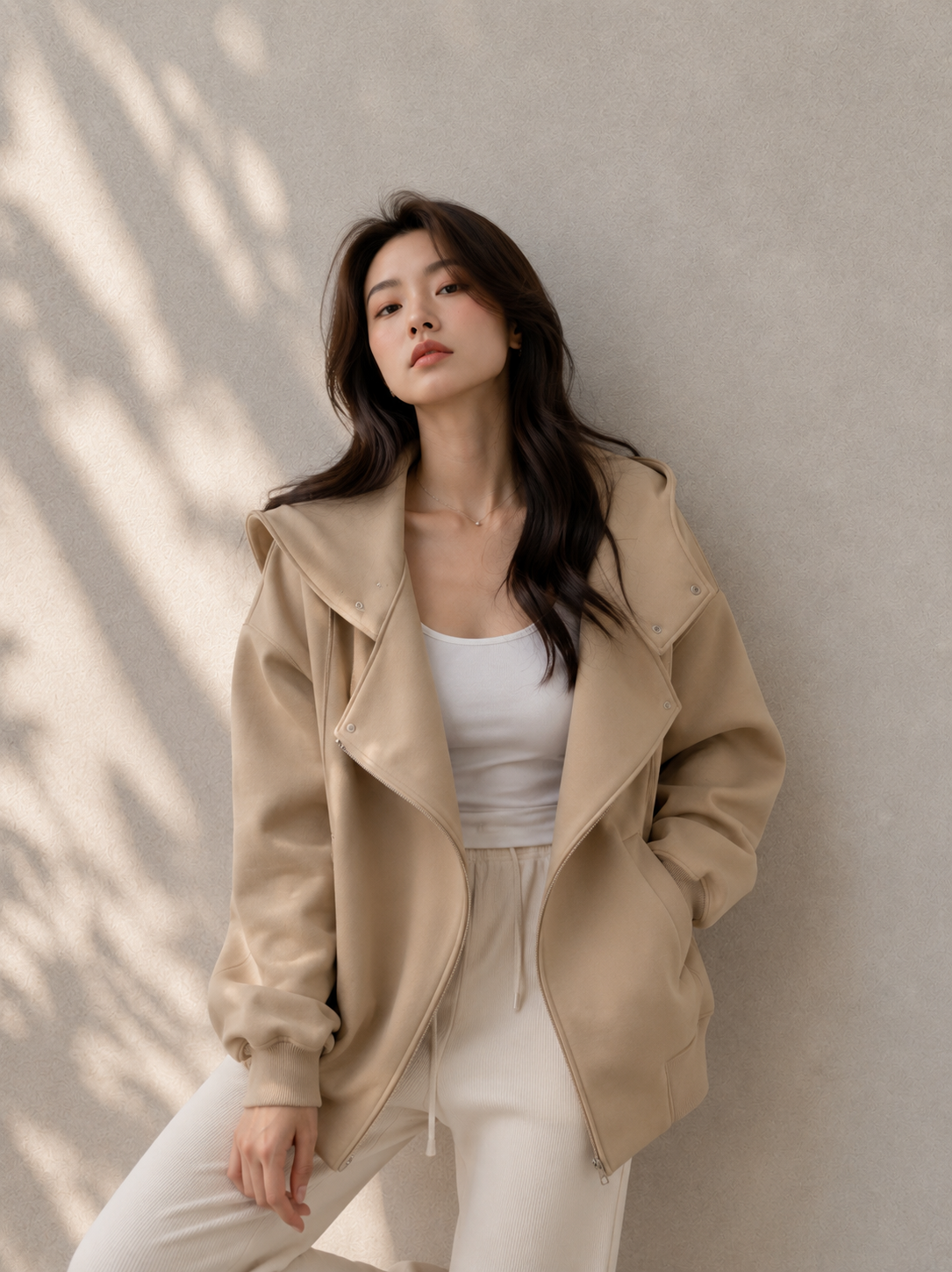 380G Double-Sided Air Layer Oversized Jacket
