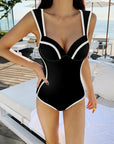 Korean AMLLIVE Stylish One-Piece Swimsuit