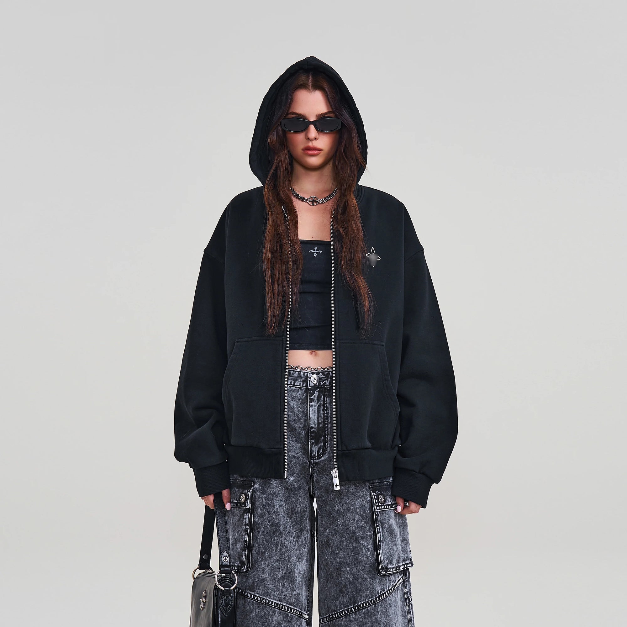 SMFX Oversized Zip-Up Hoodie