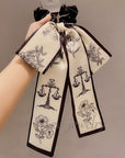 Korean Cool and Elegant Bow Ribbon Hair Tie