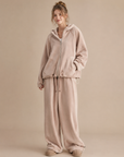 Korean-Style Double-Sided Fleece Lounge Set