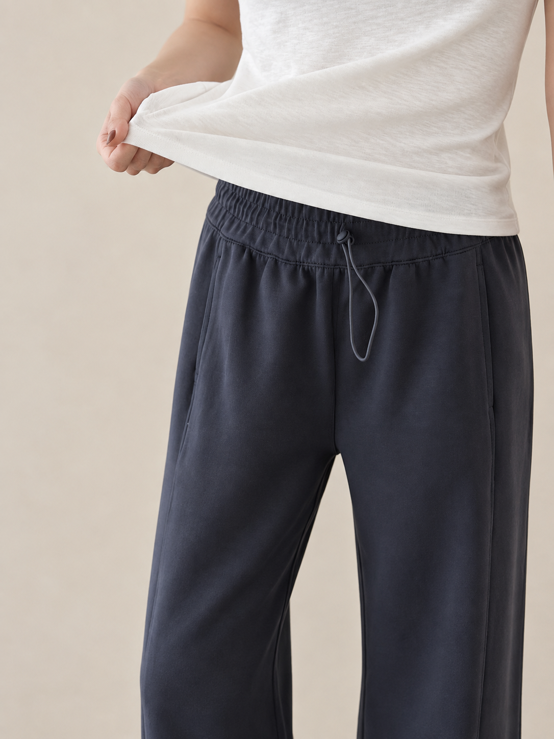 Cupro Air Wide-Leg Pants