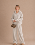 Korean-Style Double-Sided Fleece Lounge Set