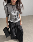 Tencel &amp; Wool Stretch Top