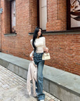 Slim Fit Long Sleeve Tee with Pony Embroidery