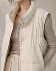 Korean Style 90% White Duck Down Vest