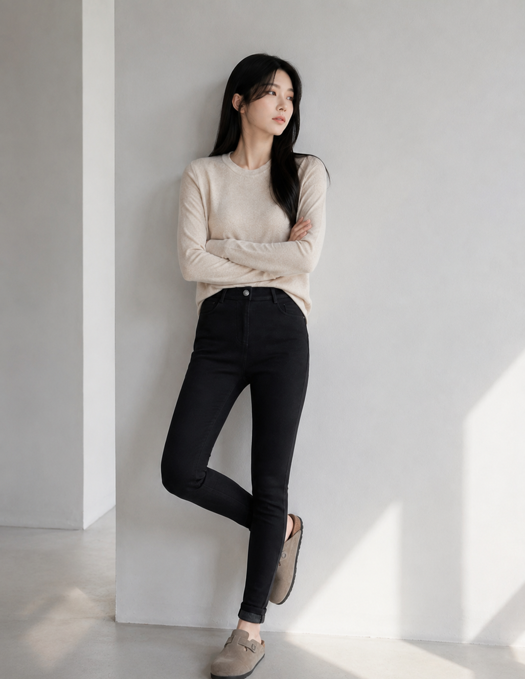 Cashmere Protein Thermal Skinny Pants
