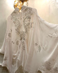 Silver Sequin Cape Top (with Camisole Lining)