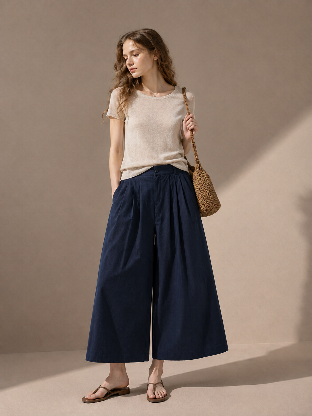 Flattering Wide-Leg Culottes