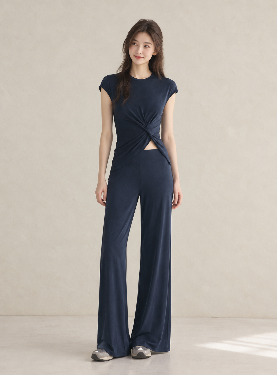 Cupro Twist-Drape Set