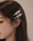 Korean-Inspired Crystal Bang Hair Clips
