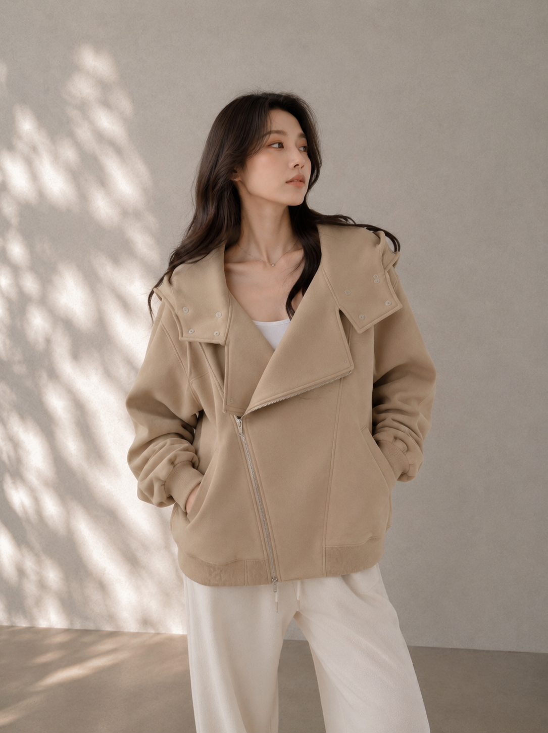 380G Double-Sided Air Layer Oversized Jacket