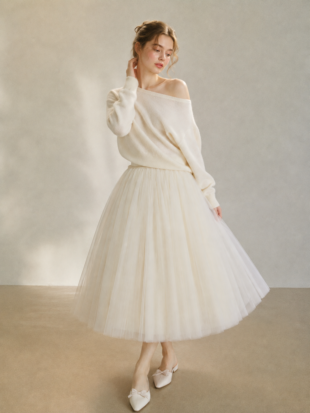 Luxe Multi-Layer Tulle A-Line Skirt