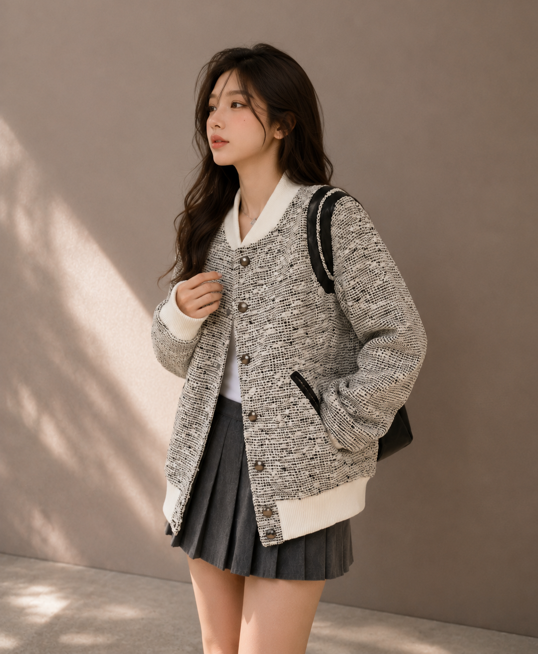 Inspired Quilted Baseball Jacket