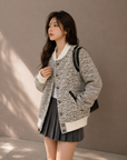 Inspired Quilted Baseball Jacket