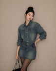 Vintage Washed Denim Dress