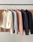 Double-Sided Thickened Fleece Waist-Cinching Top