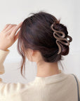 High-End Matte Large Wave Hair Claw