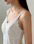 French lace camisole with built-in padded cups