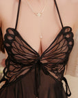Butterfly Sheer Mesh Babydoll