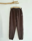 Fleece-Lined Joggers with Pony Embroidery
