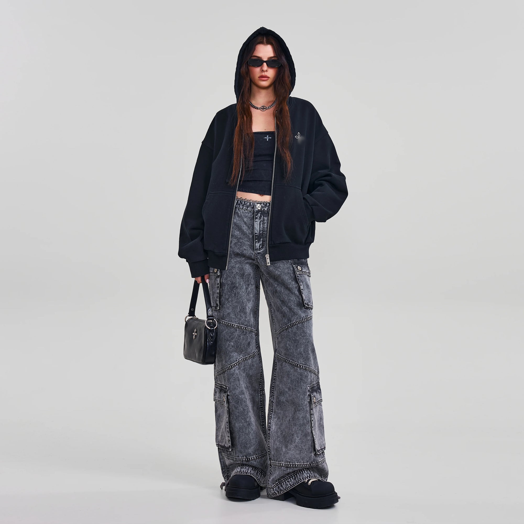 SMFX Oversized Zip-Up Hoodie