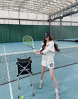 Waffle Knit Loose Hoodie Cardigan &amp; Shorts Set