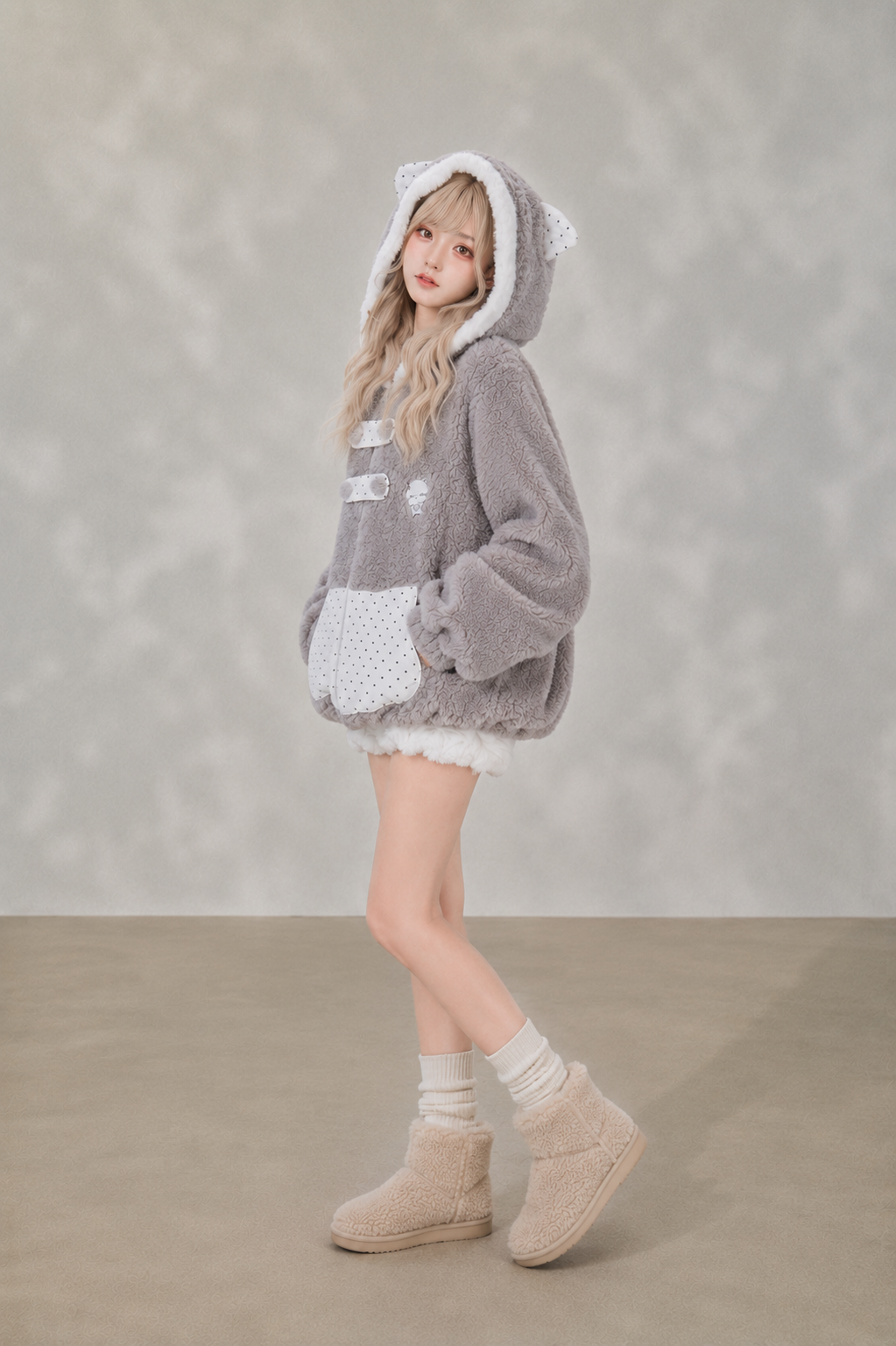 Ultra-Soft Teddy Fleece Set（Free Fluffy Shorts）