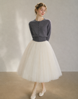 Luxe Multi-Layer Tulle A-Line Skirt