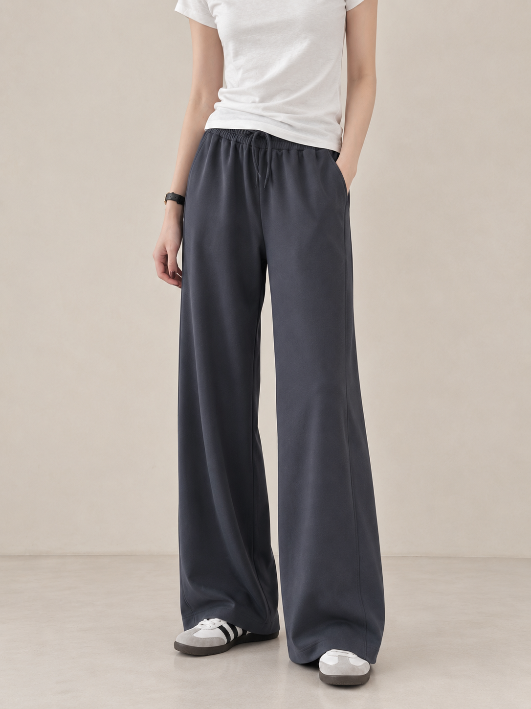 Cupro Air Wide-Leg Pants