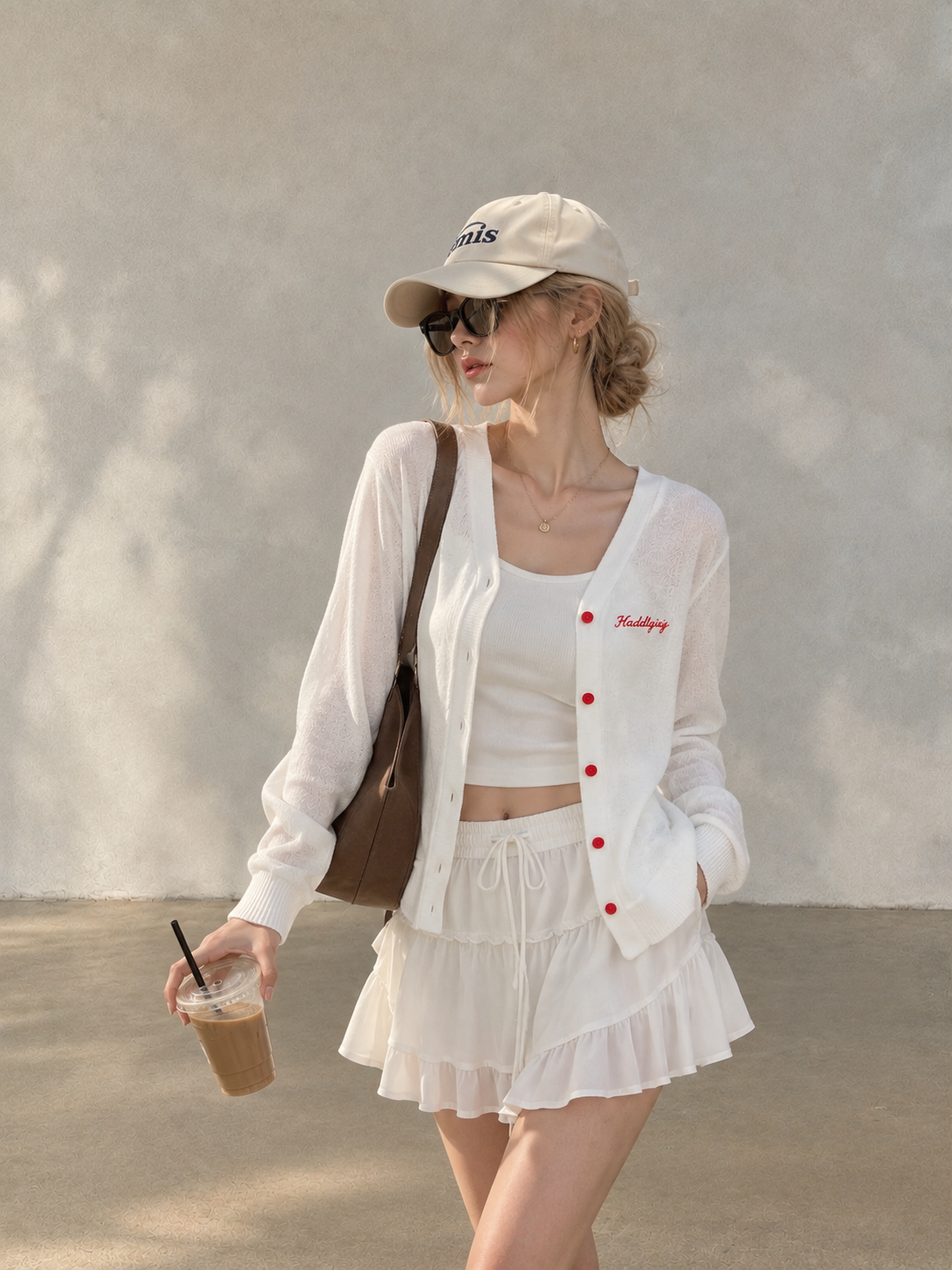 Korean-Style Lightweight Embroidered Sun Cardigan