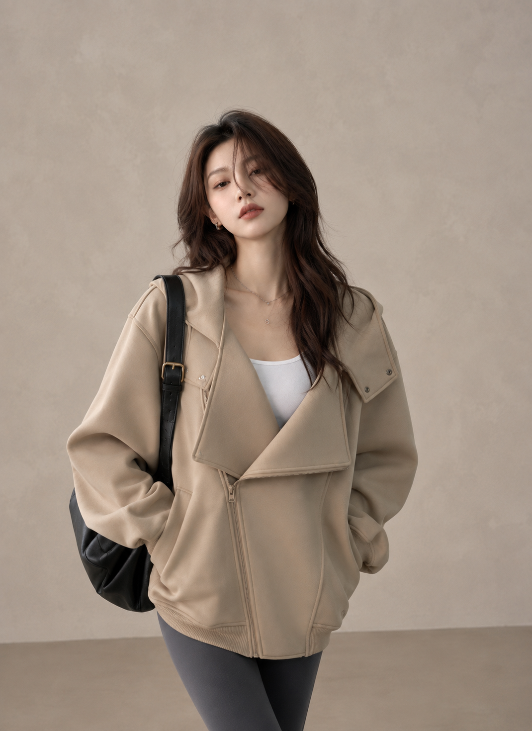 380G Double-Sided Air Layer Oversized Jacket