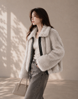 Luxury Faux Fox Fur Jacket