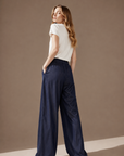 Old Money High-Waisted Wide-Leg Jeans